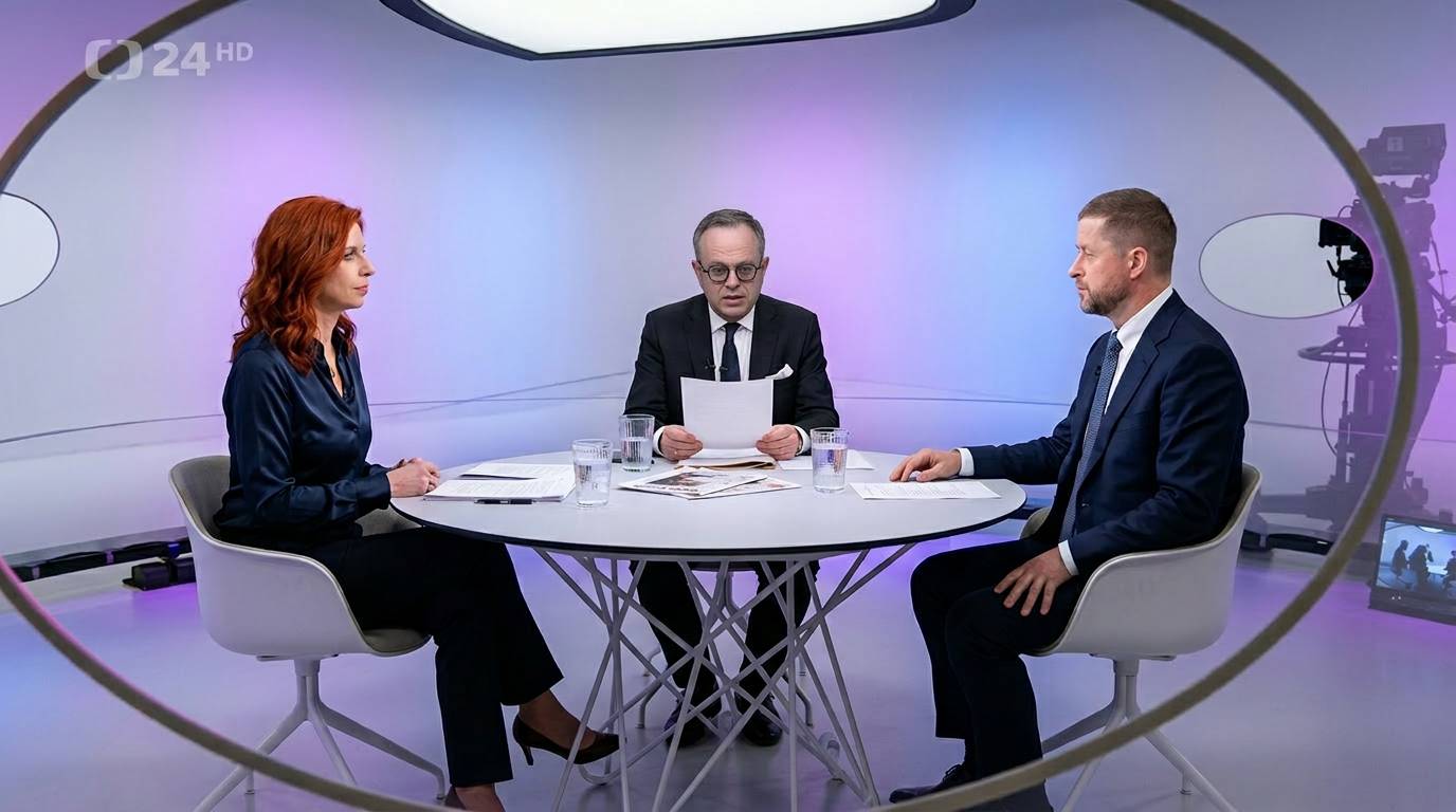 Nora Fridrichová a Aleš Michl v napjatém okamžiku