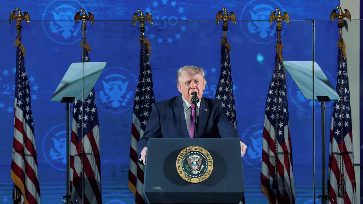 Komunismus je hlavní hrozbou pro americkou svobodu, řekl Trump k státnímu svátku